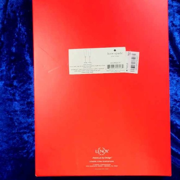 kate spade Dining Kate Spade New York Rosy Glow 2piece Champagne